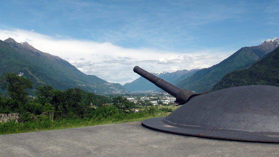 vista dalle cannoniere del Forte